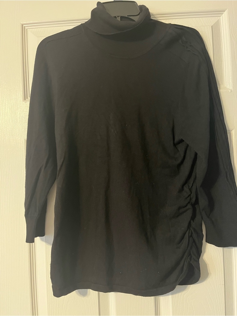 Peck & Peck Black Long-Sleeve Turtleneck